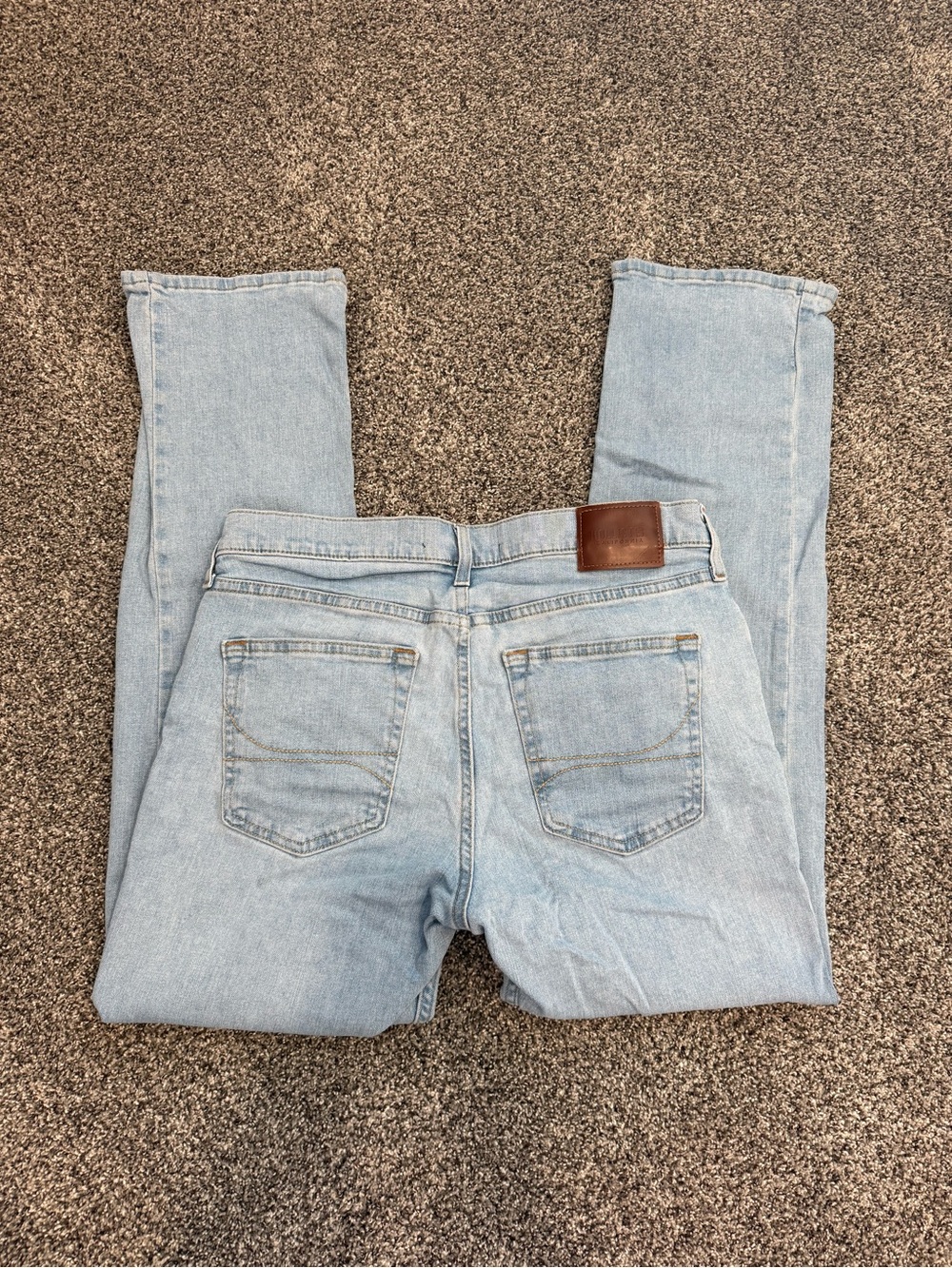 Hollister Light Blue Straight Jeans